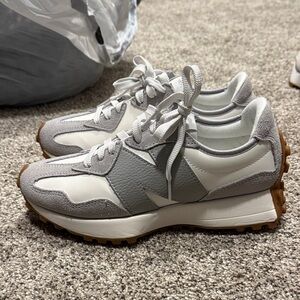 New Balance 327 Gray and White Women's Sneakers